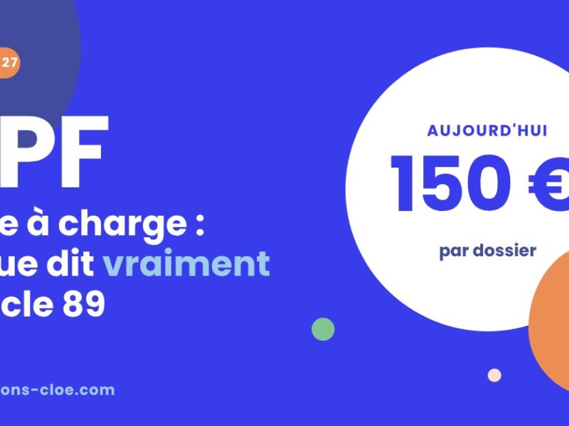 CPF 2027 : vers un reste à charge majoré, que prévoit le budget ?