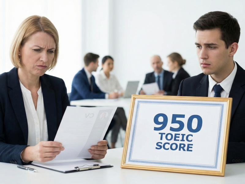 Recrutement : Pourquoi un score TOEIC de 950 ne suffit plus aux RH